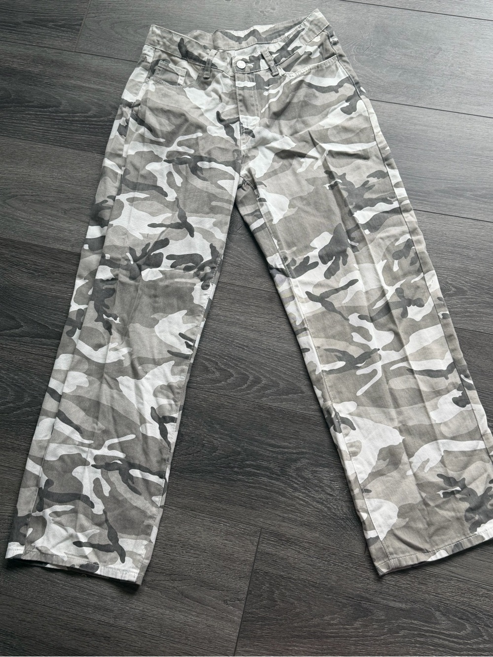 Women's Wideleg Camo Jeans